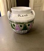 Laholm Zweden: vintage jaren 60 keramiek, pot uit Öland., Antiek en Kunst, Antiek | Keramiek en Aardewerk, Ophalen of Verzenden