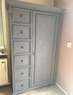 Mooie grenen meidenkast, spekkast paars, Ophalen, Grenenhout