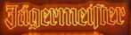 JÄGERMEISTER led/neon verlichting, Ophalen of Verzenden, Nieuw, Reclamebord, Plaat of Schild, Overige merken