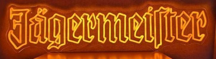 JÄGERMEISTER led/neon verlichting, Verzamelen, Biermerken, Nieuw, Reclamebord, Plaat of Schild, Overige merken, Ophalen of Verzenden