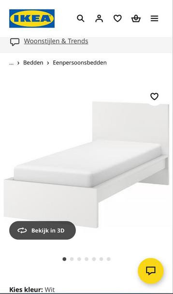 Eenpersoonsbed Malm IKEA - afbeelding 3