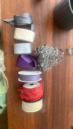 Divers lint, ijzerdraad versiering, Ophalen of Verzenden, Zo goed als nieuw, Lint, Band of Elastiek