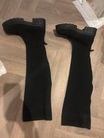 Zwarte Hoge Knie Laarzen - Maat 40, Kleding | Dames, Schoenen, Ophalen of Verzenden, Zo goed als nieuw, Zwart, Hoge laarzen