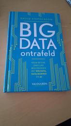 Big data ontrafeld – Hardcover (1e druk, september 2018), Ophalen, Zo goed als nieuw, David Stephenson