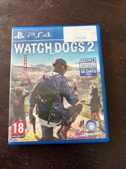 Watch Dogs 2 (PS4) | Open wereld hack-game | €5, Spelcomputers en Games, Games | Sony PlayStation 5, Zo goed als nieuw, Ophalen of Verzenden