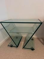 Design glazenTV meubel “Zapping”, Huis en Inrichting, Ophalen, Zo goed als nieuw, 25 tot 50 cm, Minder dan 100 cm