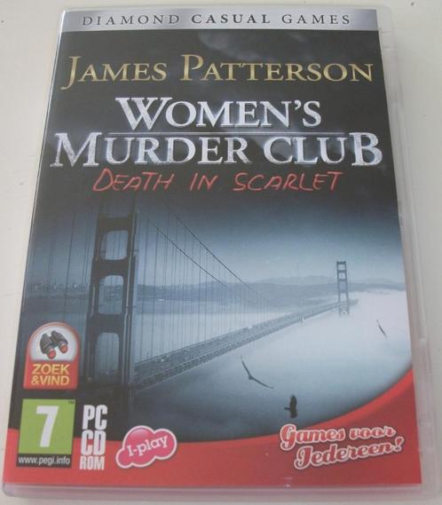 PC Game *** WOMEN'S MURDER CLUB *** Death in Scarlet, Spelcomputers en Games, Games | Pc, Zo goed als nieuw, Puzzel en Educatief