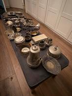 Antieke Tin & Nikkel Objecten Collectie, Ophalen of Verzenden