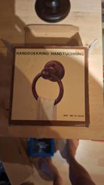 Houten handdoekring nieuw in doos vintage, Ophalen of Verzenden, Nieuw
