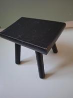 vintage zwart brocante krukje melkkruk plantentafeltje, Ophalen of Verzenden, Gebruikt, Hout