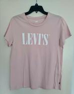 LEVI'S maat M medium licht roze wit merk t-shirt kleding, Kleding | Dames, T-shirts, Levi's, Maat 38/40 (M), Ophalen of Verzenden