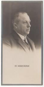 Nico Oosterbaan 1877 Workum + 1935 Bussum, 58 jaar, Verzenden, Bidprentje
