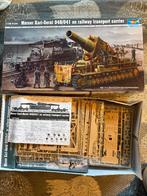 morser karl-gerat 040/041 on railway transport carrier, Overige merken, Nieuw, Ophalen of Verzenden, Groter dan 1:32