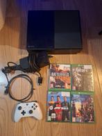 Xbox One 500GB met Controller en 4 Games, Spelcomputers en Games, Spelcomputers | Xbox One, Xbox One, Ophalen of Verzenden, Zo goed als nieuw