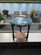 Vintage tafeltje, Huis en Inrichting, 45 tot 60 cm, Minder dan 55 cm, Gebruikt, Rond
