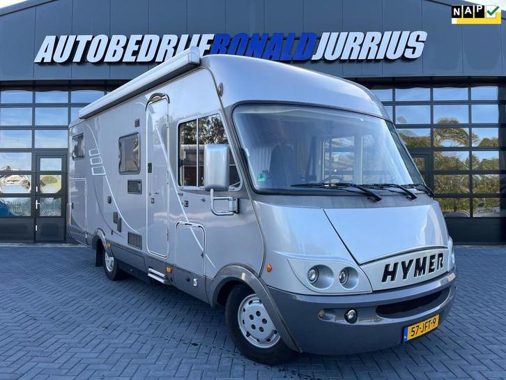 Hymer Eriba B 674 Silver Line 2XAirco/Grote Garage/Enkele Be, Caravans en Kamperen, Campers, Bedrijf, tot en met 4, Integraal