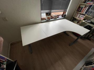 IKEA hoekbureau 220x80cm - afbeelding 1