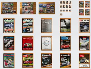 Partij 95 Porsche tijdschriften