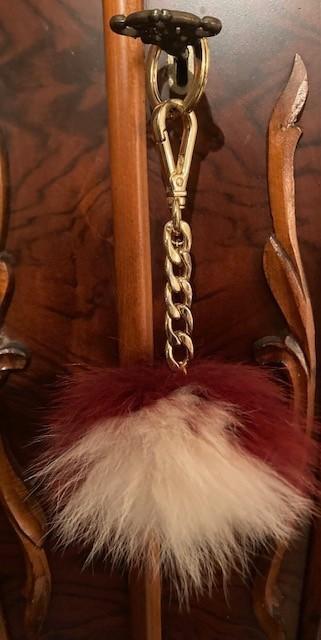 Michael Kors, 100 % originele tashanger, sleutelhanger, pom., Sieraden, Tassen en Uiterlijk, Overige Accessoires, Zo goed als nieuw