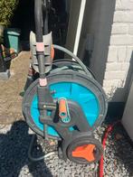 Tuinslang 25m met wagen, Ophalen, Zo goed als nieuw, Tuinslang