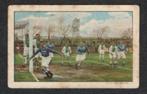 Voetbalplaatje Stormvogels IJmuiden - Hilversum 1932 (9)., Ophalen of Verzenden