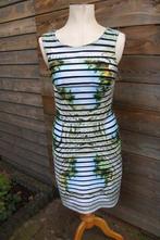 Jurk wit/ groen Etoile du Monde mt 2 (S) OPRUIMING Vaste pr, Kleding | Dames, Jurken, Etoile du Monde, Ophalen of Verzenden, Zo goed als nieuw