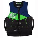 JETPILOT Cause 50N Neopreen vest JA6218 Navy/Lime XXL -35%!, Watersport en Boten, Watersportkleding, Heer, Nieuw, Reddingsvest of Zwemvest