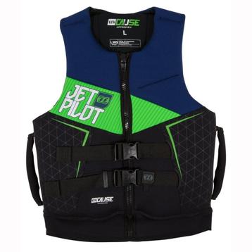 JETPILOT Cause 50N Neopreen vest JA6218 Navy/Lime XXL -35%! beschikbaar voor biedingen