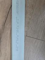 MDF Plint Recht Wit Gegrond 244cm. 10 stuks, Doe-het-zelf en Verbouw, Plinten en Afwerking, Nieuw, Ophalen of Verzenden, Mdf, 200 tot 250 cm