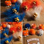 Wuppies, voetbal leeuwtjes verzamelen gave oranje versiering, Ophalen of Verzenden, Zo goed als nieuw, Overige sporten, Beeldje of Poppetje