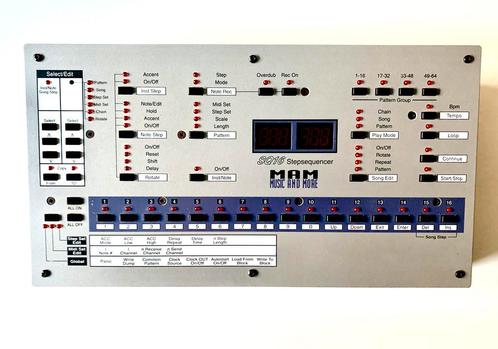 Mam Sq16 sequencer, Muziek en Instrumenten, Synthesizers, Zo goed als nieuw, Roland, Ophalen of Verzenden