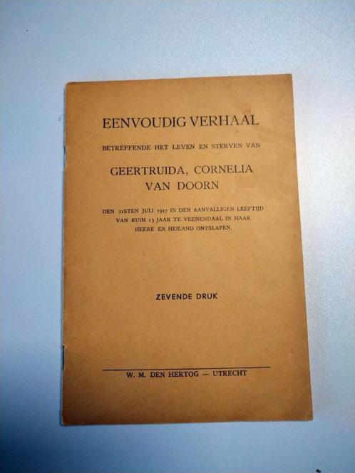 Geertruda Cornelia van Doorn - Eenvoudig verhaal, Boeken, Godsdienst en Theologie, Gelezen, Ophalen of Verzenden