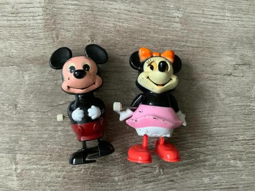 Vintage Disney Mickey & Mini Mouse Speelgoed - 1970, Verzamelen, Disney, Zo goed als nieuw, Beeldje of Figuurtje, Mickey Mouse