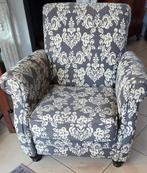 Leuk stoeltje is grijs/taupe en roomwit, Ophalen of Verzenden, Gebruikt