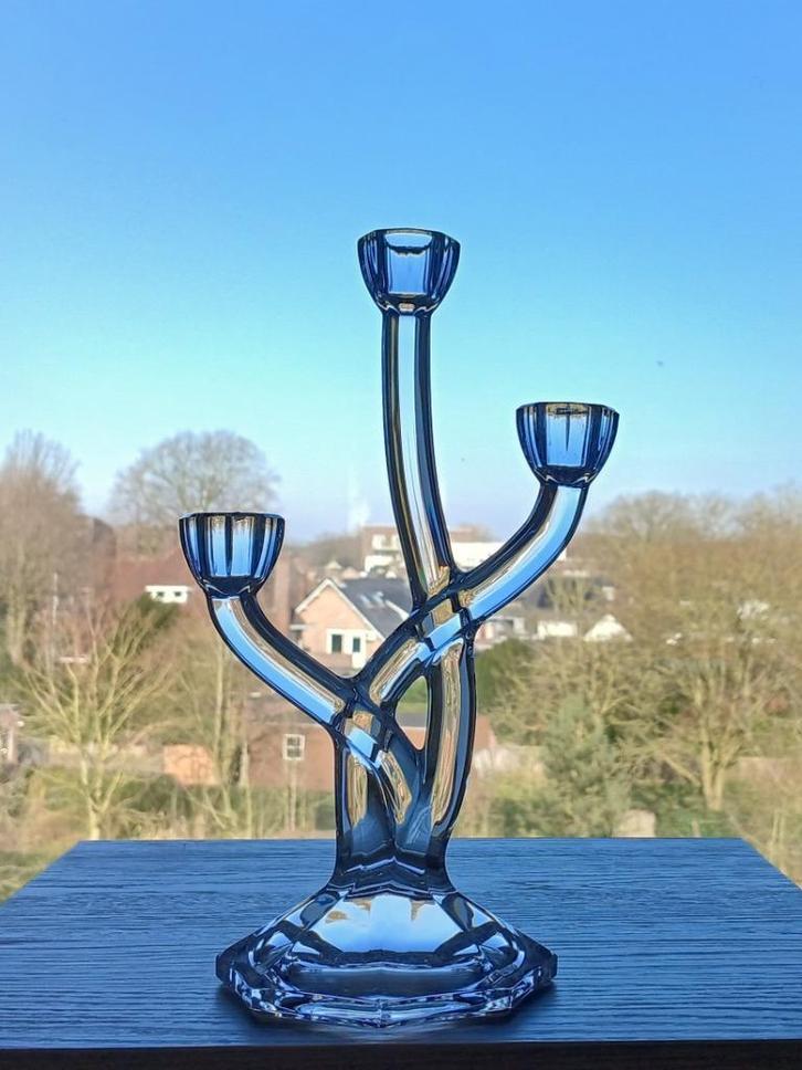 Kandelaar Nachtmann Kristal, Antiek en Kunst, Antiek | Kandelaars, Kristal, Ophalen of Verzenden