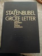 Statenbijbel in grote letter dl 2 OT, Boeken, Ophalen of Verzenden, Zo goed als nieuw