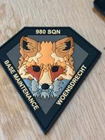 980 SQN PVC Base Maintenance Woensdrecht, Verzamelen, Militaria | Algemeen, Verzenden, Luchtmacht, Nederland, Embleem of Badge