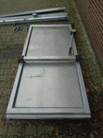 #02143 Metaflex rvs schuifdeur 105 x 215 hoog links, Gebruikt, 215 cm of meer, Overige typen, Schuifdeur