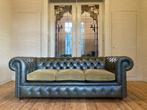 Bijzondere driepersoons Chesterfield bank, Gebruikt, Driepersoons, 75 tot 100 cm, Ophalen of Verzenden