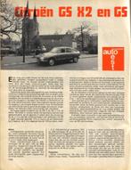 Autokampioen dubbeltest Citroen GS X2 en Pallas Convertiseur, Ophalen of Verzenden, Gelezen, Citroën