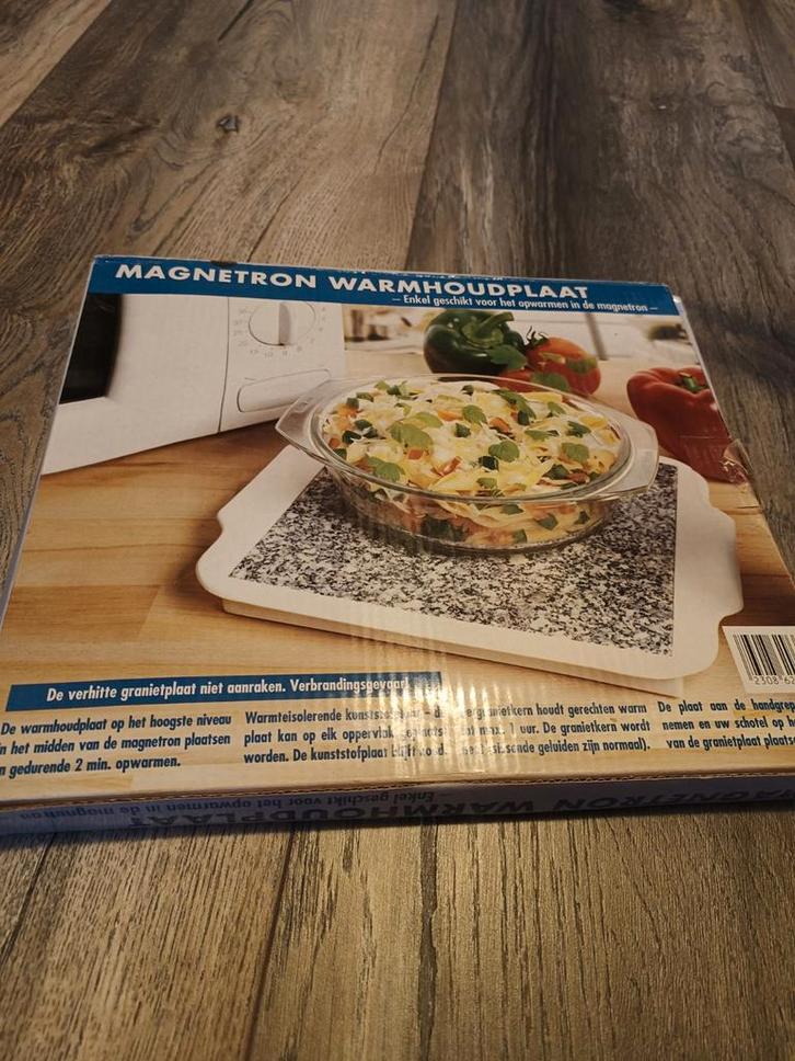 Magnetron Warmhoudplaat - Nieuw in doos!, Witgoed en Apparatuur, Magnetrons, Nieuw, Vrijstaand, Magnetron, Draaiplateau, Ophalen of Verzenden