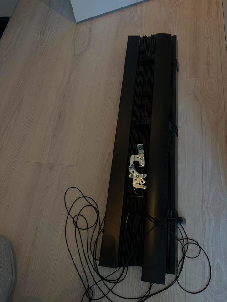 Zwarte jaloezie, Huis en Inrichting, Stoffering | Gordijnen en Lamellen, Zo goed als nieuw, Ophalen