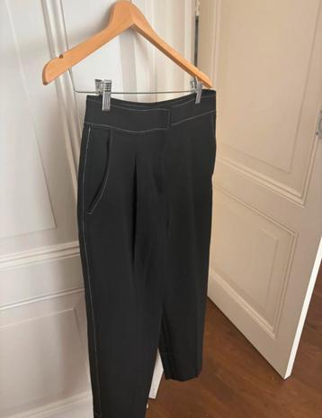 Zara zwarte chino, cropped pantalon, geheel nieuw, S/M beschikbaar voor biedingen