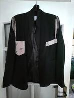 Mooie Remade Blazer - Maat L, Zwart, Maat 42/44 (L), Ophalen of Verzenden, Zo goed als nieuw