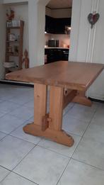 Massief eiken eetkamer tafel. Bieden v.a. € 45,00., Huis en Inrichting, Tafels | Eettafels, Ophalen, Gebruikt, Eikenhout, 50 tot 100 cm