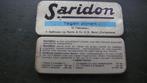 vintage doosje Saridon, Antiek en Kunst, Ophalen of Verzenden
