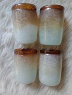 Murano Napoleone Martinuzzi 1930 Murano Pulegoso glaasjes., Ophalen of Verzenden