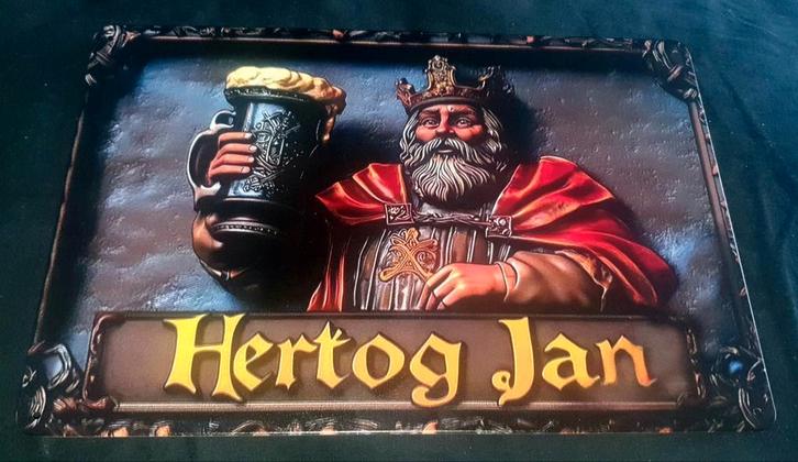 Hertog Jan wandbord, Verzamelen, Biermerken, Nieuw, Reclamebord, Plaat of Schild, Hertog Jan, Ophalen of Verzenden