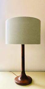 Deens vintage design Dyrlund teakhout tafellamp, Huis en Inrichting, Lampen | Tafellampen, Ophalen of Verzenden, Zo goed als nieuw
