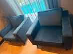 2 luxe fauteuils, Ophalen, Zo goed als nieuw, 75 tot 100 cm, Stof